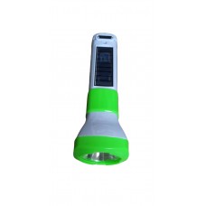 Žibintuvėlis su saulės baterija LED+COB, įkraunamas