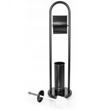Tualetinio popieriaus laikiklis 81cm, su šepečiu